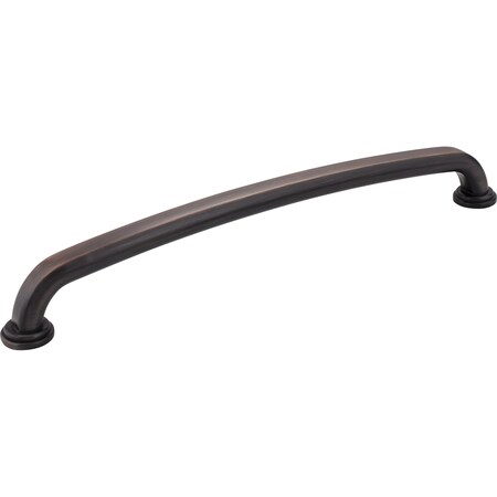Jeffrey Alexander 12" Center-to-Center Brushed Oil Rubbed Bronze Bremen 1 Appliance Handle 527-12DBAC